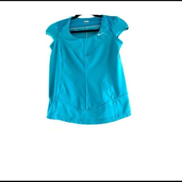 Turquoise blue Nike athletic top xs - Picture 2 of 11
